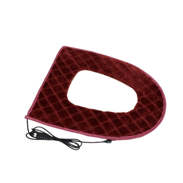 Housse de Siège Chauffante Alimentée par USB, Coussin en Flanelle à Chauffage Rapide avec Température Réglable pour Usage Domestique, Lavable en Machine, Coussin de Siège Lombaire pour Adultes Conducteur