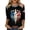 Black-C-40309aa, variant on 1776-2026 Women's USA 250th Anniversary Shirt Quarter Sleeve Womens July 4th Tops USA Flag Patchwork Tops for Women