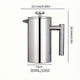 thumbnail image 3 of 350ml Stainless Steel French Press Coffee Maker, High Quality Triple Stainless Steel Filter French Press Coffee Maker Ideal For Home, Travel, Cam, 3 of 3