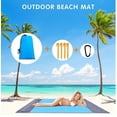 thumbnail image 3 of Evago Beach Blanket Sandproof Waterproof, Extra Large Sand Free Beach Mat For Beach, Camping, And Picnic, 3 of 3