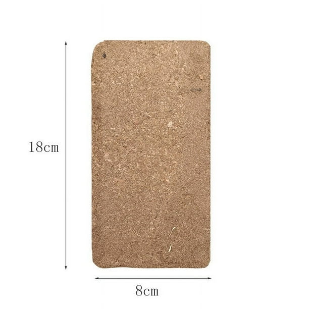 Xihbxyly Ladrillo de Fibra de Coco, Sustrato de Fibra Natural para Macetas, Alta Tasa de Expansión, Mejora El Crecimiento de Las Plantas, Ideal para Flores y Vegetales, Jardinería En Casa y Oficina,