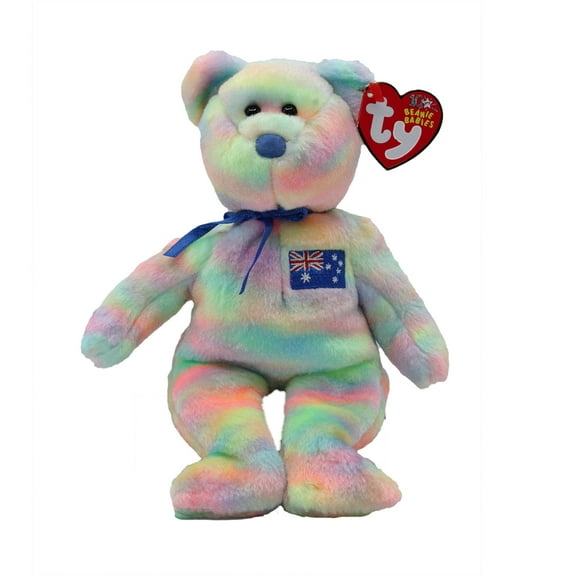 Ty Beanie Baby: Aussiebear the Bear - Australia Exclusive | Stuffed Animal | MWMT's