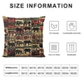 thumbnail image 5 of YINGXI Throw Pillow Cover Ethnic Pillow Case 22x22in, 5 of 5