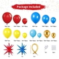 thumbnail image 2 of Kit de arco para globos Sowide Sonic rojo, azul y amarillo con globos, 2 of 7