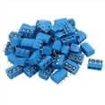 thumbnail image 2 of 500PCS Blue ABS KF301-3P 5.08mm 3 Pin Connect Terminal Screw Terminal Connector, 2 of 9