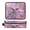 Beautiful Pink Hummingbird, variant on Hair Tool Organizer Bag with Heat Resistant Mat Removable Travel Storage Case for Hot Air Brushes Curling Irons Purple Sky and Black Cat