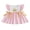 Pink, variant on Cjfdfy Toddler Baby Girl Back to School Dress Kindergarten Outfits Baby Girls First Day of School Outfit 2 3 4 5 6 7 Years Apple School Bus Embroidered Bows Flying Sleeve Plaid Summer Fall Dress