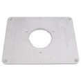 thumbnail image 3 of Placa De Enrutador, Exquisita Placa De Inserción De Mesa De Enrutador De Aleación De Aluminio De Alta Resistencia Con Anillo Para Bancos De Carpintería, 3 of 8