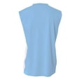 thumbnail image 2 of A4 Reversible Moisture Management Muscle For Men in Lt Blue/White N2320, 2 of 2