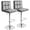 Grey, variant on GUNJI Bar Stools Modern PU Leather Adjustable Barstools with Back Armless Hydraulic Kitchen Counter Height Swivel Bar Stool Set of 2 (Gray)