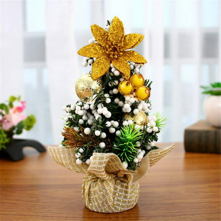 【LNCDIS】Mini Christmas Decoration Tree Festival Desktop Decoration Small Tree