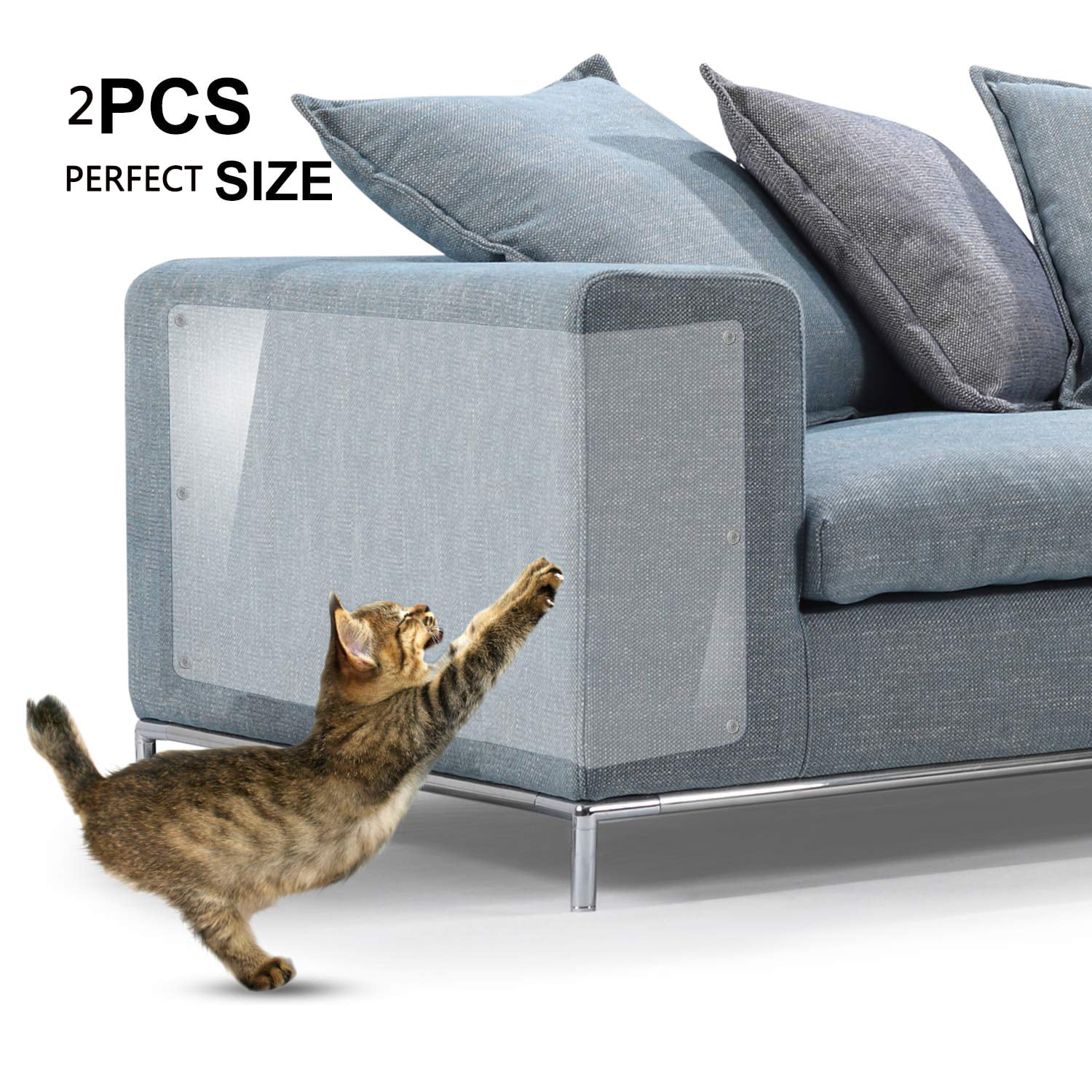 GLiving 2 Pcs Furniture Protectors from Cats, Cat Scratch Deterrent