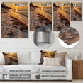 thumbnail image 4 of Designart "Golden Hour At Gulf Shores Coastal Beauty III" Landscapes Metal Wall Art Prints, 4 of 5