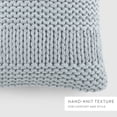 thumbnail image 4 of Comfort Canopy Cozy Chunky Knit Decor Throw Pillow Cover, 20" x 20", 4 of 8