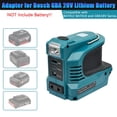 thumbnail image 2 of 220W Power Inverter DC 18V 21V To AC 220V USB Type-C DC Adapter for Bos*ch professional system GBA Li-ion 18V tools, 2 of 10