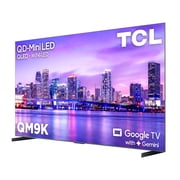 TCL 98 Class QM9K Series QD-Mini LED QLED 4K UHD Smart Google TV with Gemini (NEW 2025) - 144Hz, Local Dimming, CrystGlow WHVA Panel - 98QM9K