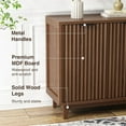 thumbnail image 4 of VEANERWOOD Fluted Cabinet with Storage, 2 Doors Sideboard Buffet Cabinet Modern Accent Cabinet, 4 of 10