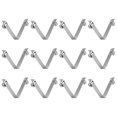 thumbnail image 1 of Unique Bargains 12pcs Double Button Kayak Paddle Snap Spring Clip 50x8mm V Shaped Solid Lift Telescopic Locking Pole Clips, 1 of 5