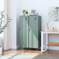 thumbnail image 3 of Homy Casa Metal Locker Cabinet with Hanging Rod and Shelves, Storage Cabinet for Home, School Office, 3 of 7