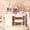 37''H-White, variant on Kids Study Desk with Chair, Noelse Wooden Kids Desk with Drawer, Cabinet and Corkboard, Student Writing and Drawing Table for Bedroom Playroom, White