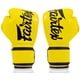 thumbnail image 4 of Guantes de boxeo Fairtex BGV14 de microfibra para muay thai para niños, color amarillo, 4 of 6