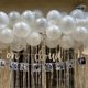 thumbnail image 4 of Globo de látex blanco perlado de 5, 10 y 12 pulgadas, juego de guirnaldas para decoración de bodas, cumpleaños, fiestas, baby showers, relojes., 4 of 6