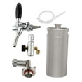 thumbnail image 3 of Mini dispensador de barriles de acero inoxidable, dispensador de grifo para barril, dispensador de grifo de cerveza para fiestas, bares, restaurantes 3.6L, 3 of 8