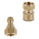 thumbnail image 1 of Adaptador de acoplador de rápida de 2 piezas para accesorios de conector a de limpio CUTICAT Conector de manguera de lavado a presión, 1 of 8