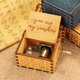 thumbnail image 1 of Caja de música de madera antiguacaja Musical con manivela a manoregalos de adorno Retro para el hogar Ndcxsfigh Nuevos Originales, 1 of 6