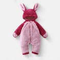 thumbnail image 2 of MEZZALL Baby Girls O-Neck Bodysuit Cartoon Onesies Winter Warm Romper Jumpsuit Soft Cute Bunny Panda Outfits Cozy Homewear Toddler Outfits Jumpsuits Versatile Clothing, 2 of 8
