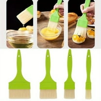 4-Pack Kitchen & Grill Brushes, Food-Safe Basting Brushes for Sauces, Marinades and Butter