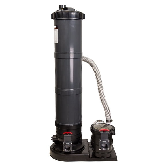 Rx Clear PRC120 Above Ground Radiant Cartridge Filter System with 1 HP Extreme Force Pump