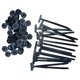 thumbnail image 5 of Nylon Heavy Duty Backle Universal Cable Hebilla para Al Aire Libre Interiores (30pcs), 5 of 5