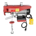 thumbnail image 2 of 880lbs Electric Hoist Winch Engine Crane Pulley Garage Overhead Lifting Red 110v 850W Steel and Aluminum Alloy, 2 of 19