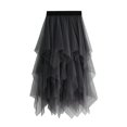 thumbnail image 1 of Femmes Tulle Jupe Taille Élastique Maille Long Paragraphe Jupe Robe Ballet Prom Parti Tulle Tutu A-line Jupe Midi, 1 of 5