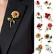 thumbnail image 2 of Broche de cristal de diamantes de imitación de perlas para mujer, ramillete de Pin, hebilla de rosa de girasol elegante, vestido de mujer, ropa, traje, Clip de bufanda, regalo creativo, nuevo, 2 of 4