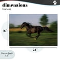 thumbnail image 4 of Stupell Industries Rustic Lodge Dashing Camargue Racehorse Canvas Art, 24 x 16, by Scott Stulberg, 4 of 8