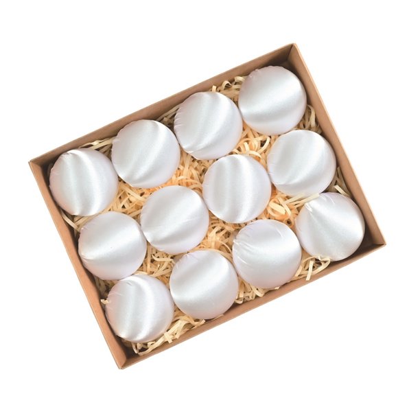 Adorno colgante para fiestas navideñas. Esferas decorativas festivas con acabado brillante y purpurina.