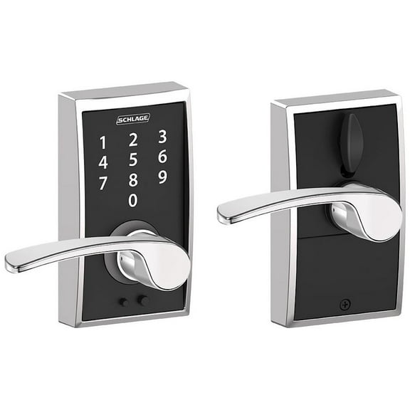Schlage Fe695-Cen-Mer Century Touch Entry Leverset - Chrome