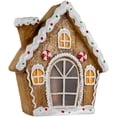 thumbnail image 6 of Northlight LED Lighted Frosted Gingerbread Peppermint Christmas House - 12.5", 6 of 7