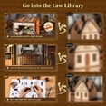 thumbnail image 4 of Kit de casa en miniatura CCCDF, libro, libro, biblioteca, tema de biblioteca de derecho, 4 of 7
