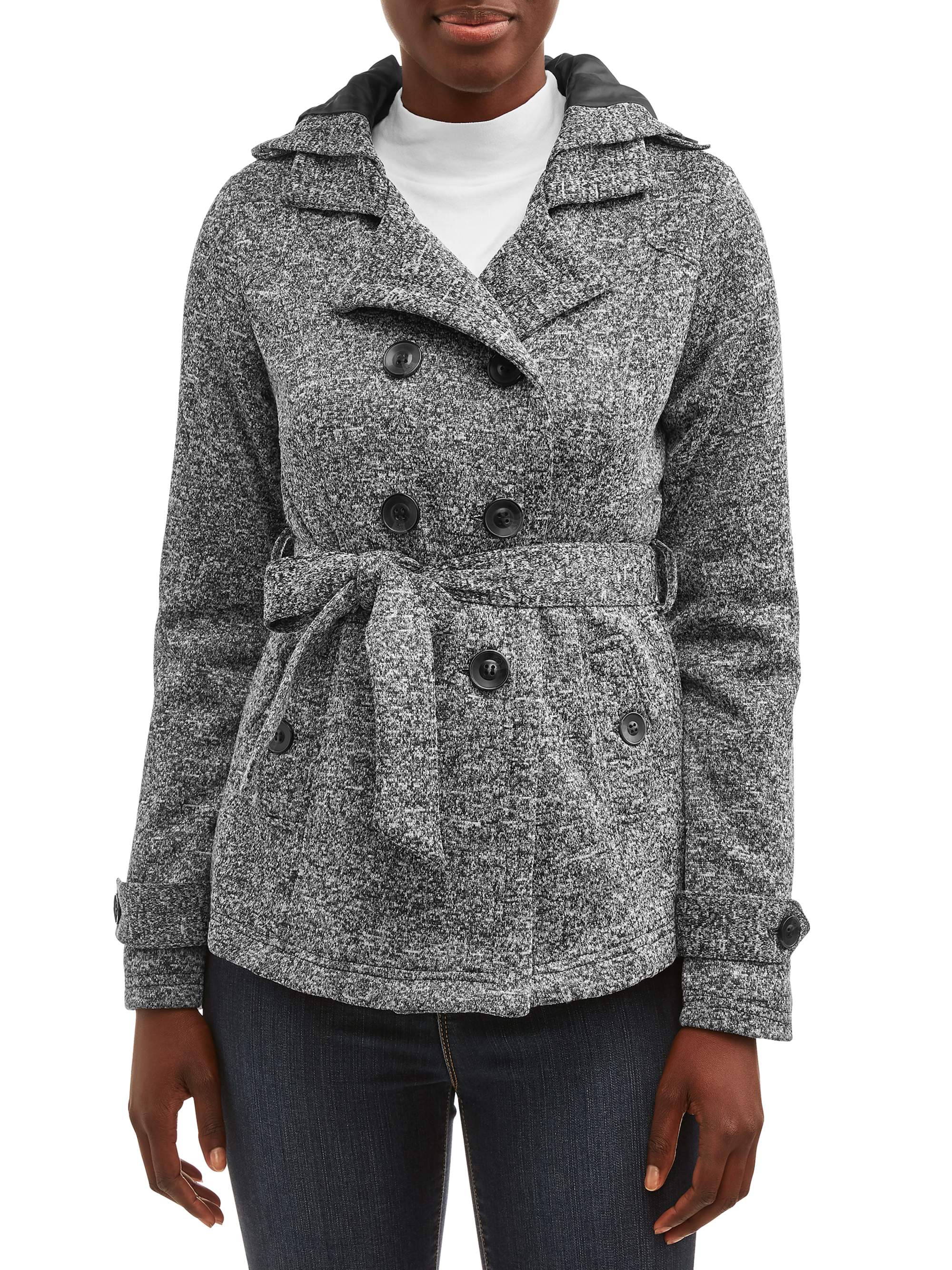 Yoki fleece peacoat Clearance