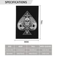 thumbnail image 3 of Skull Ace Of Spades Garden Flag 12.5"X18" Outdoor Indoor Garden Decor Porch Banner Sign With Grommets Uv Fade Resistant, 3 of 8