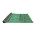 thumbnail image 2 of Ahgly Company Indoor Rectangle Abstract Turquoise Blue Contemporary Area Rugs, 8' x 10', 2 of 4