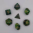 thumbnail image 4 of 7 Pieces Polyhedral Dices Set family board game polyhedral Durable Board Game Props for Card Game Cafe Green, 4 of 7