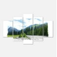 thumbnail image 2 of Happy Summer Pastures in Mountains - Landscape Canvas Art Print, 2 of 3