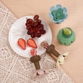 thumbnail image 2 of Haakaa Flower Fresh Food Feeder & Cover Set - Blush - Age 6+ Months, 2 of 5