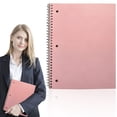 thumbnail image 2 of 1-Subject Notebook, Spiral Notebook, College Ruled Paper, 7.95" X 10.51", 3 Hole Notebook, Wide Ruled Notebook, 2 of 5