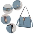thumbnail image 3 of MKF Collection Ezra Crossbody Bag for women, Vegan Leather Shoulder bag Charcoal handbags Purses by Mia K, 3 of 7