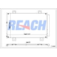 thumbnail image 2 of REACH 31-3684 Condenser for 08-13 Toyota Highlander, 2 of 5